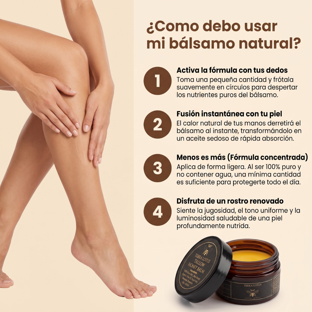 Terra Lotus • Bálsamo Nutritivo de Sebo y Miel